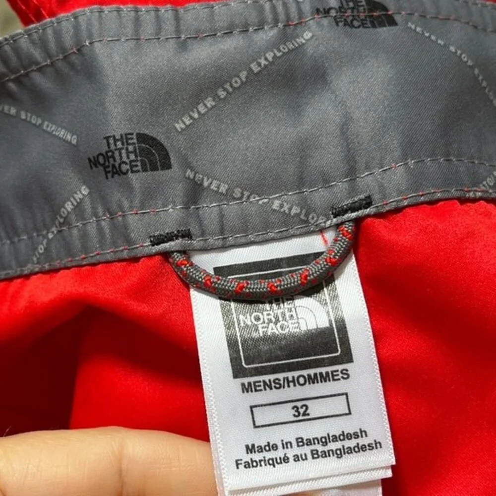 The North Face Silicone Printed Swim Shorts in Red 32 NWOT